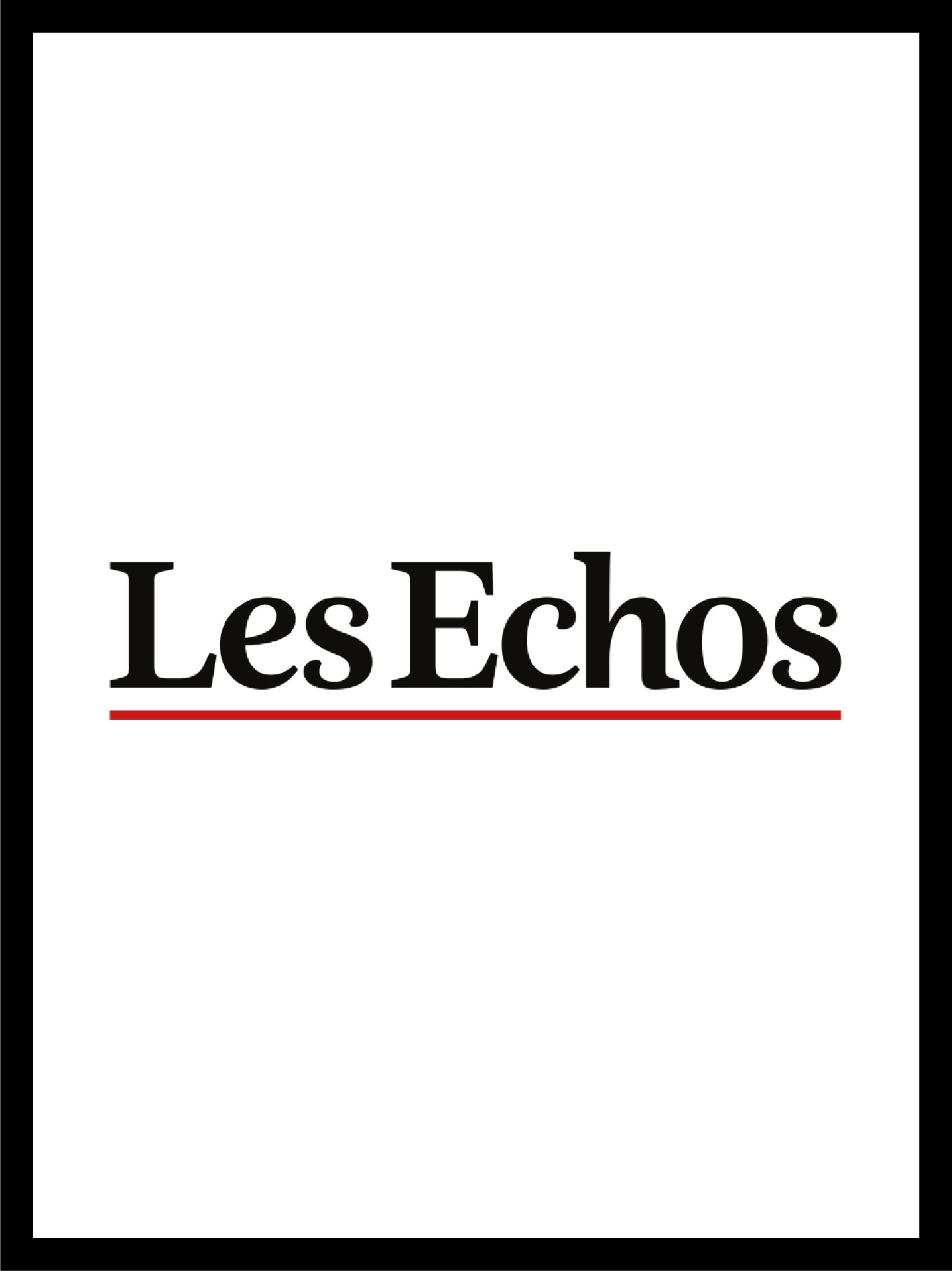 logo of the magazine les echos 2021
