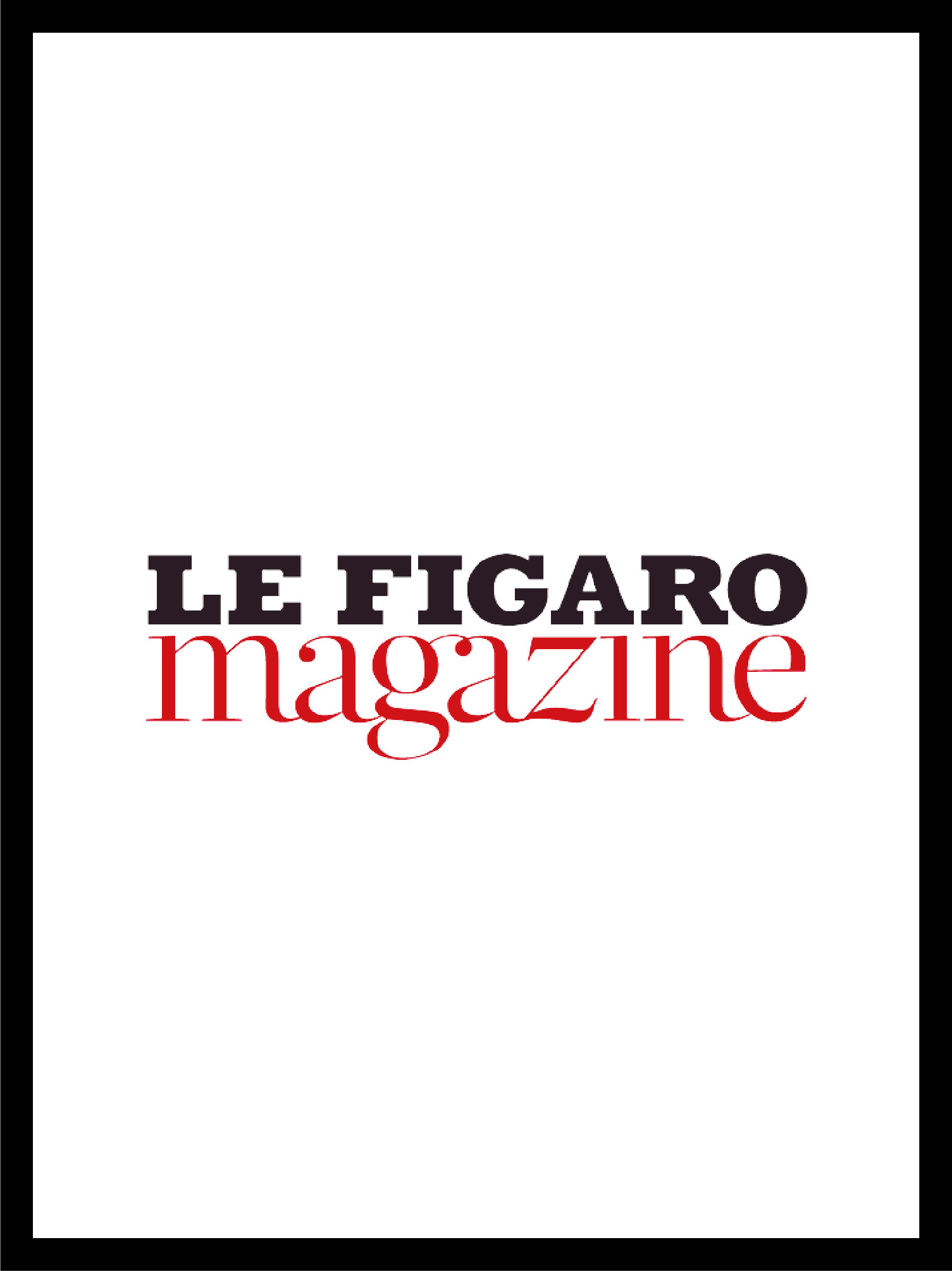 Couverture et logo Le Figaro Magazine