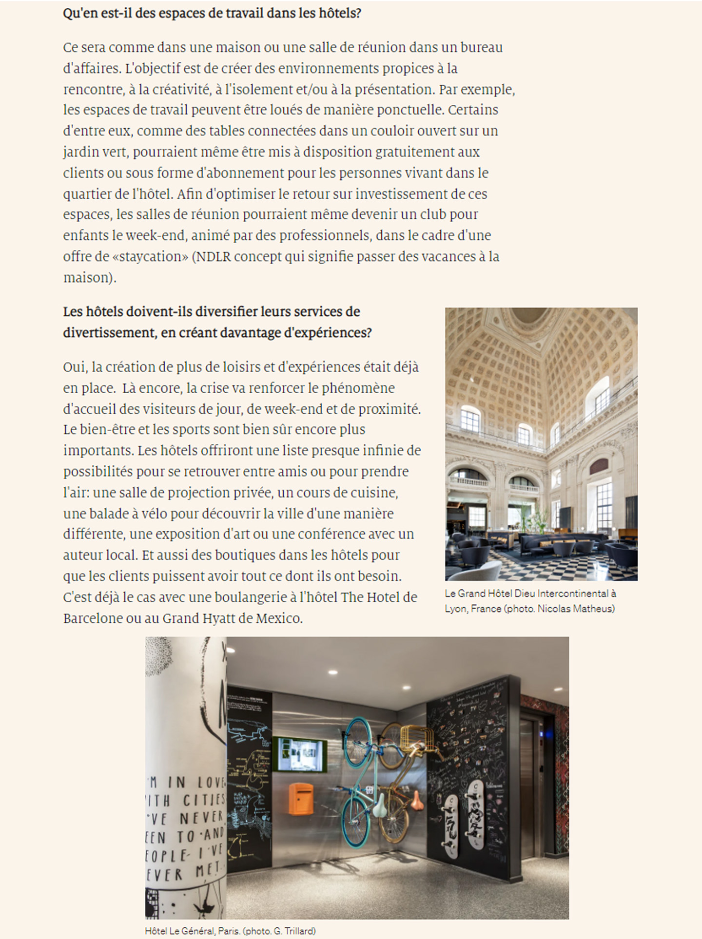 Article in Luxury tribune about jean-philippe nuel studio and the future of the hotel industry, interior design in the luxury hotel industry