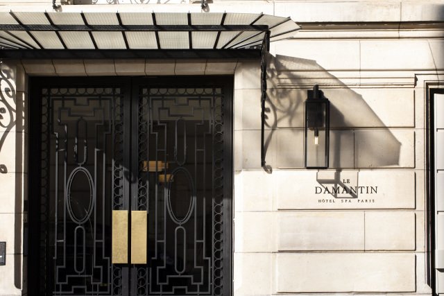 Hotel and Spa Le Damantin Paris - luxury hotel designed by the french interior design studio jean-philippe nuel - Parisian exterior façade