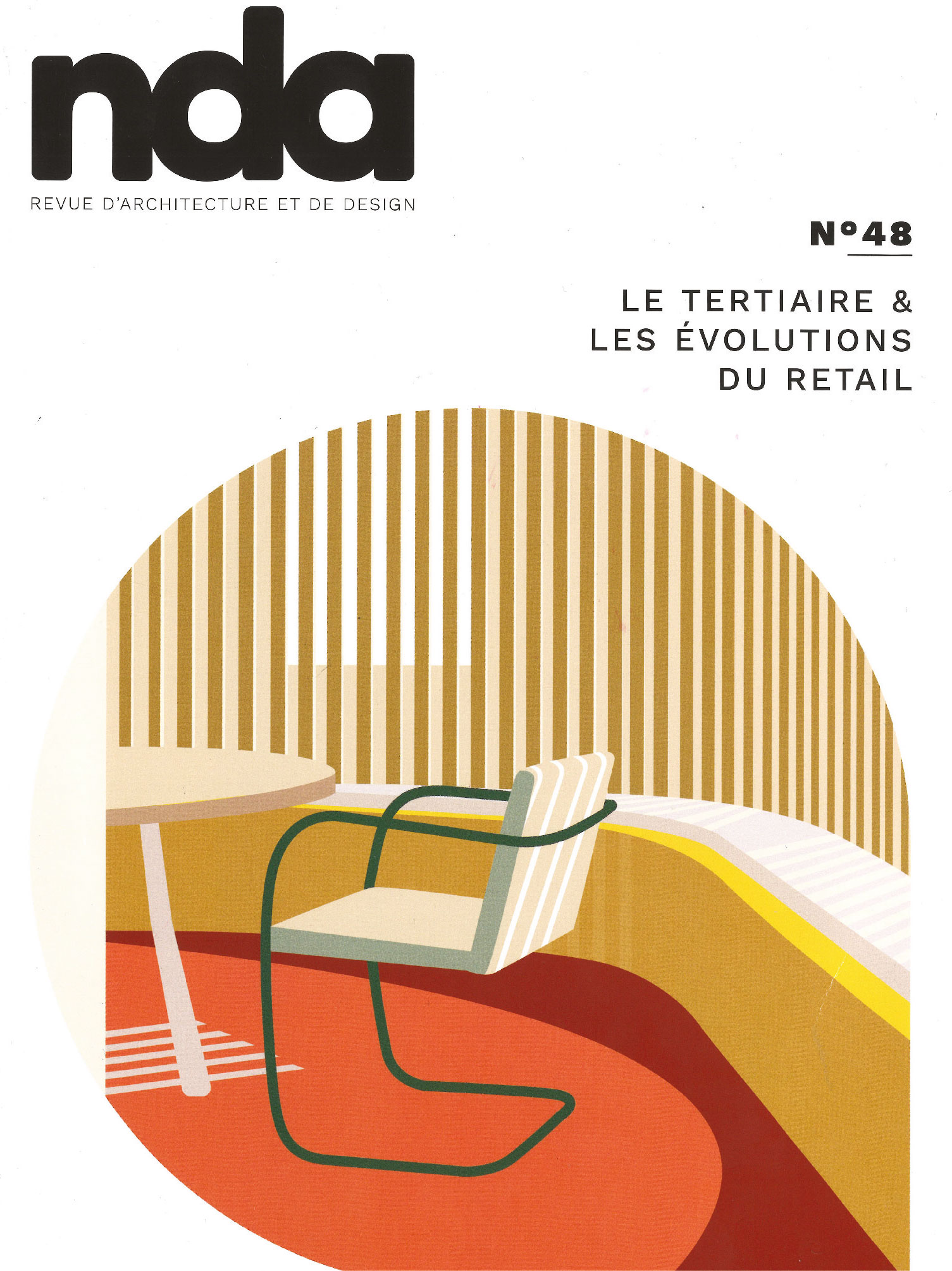 Cover of NDA magazine_studio jean-philippe nuel