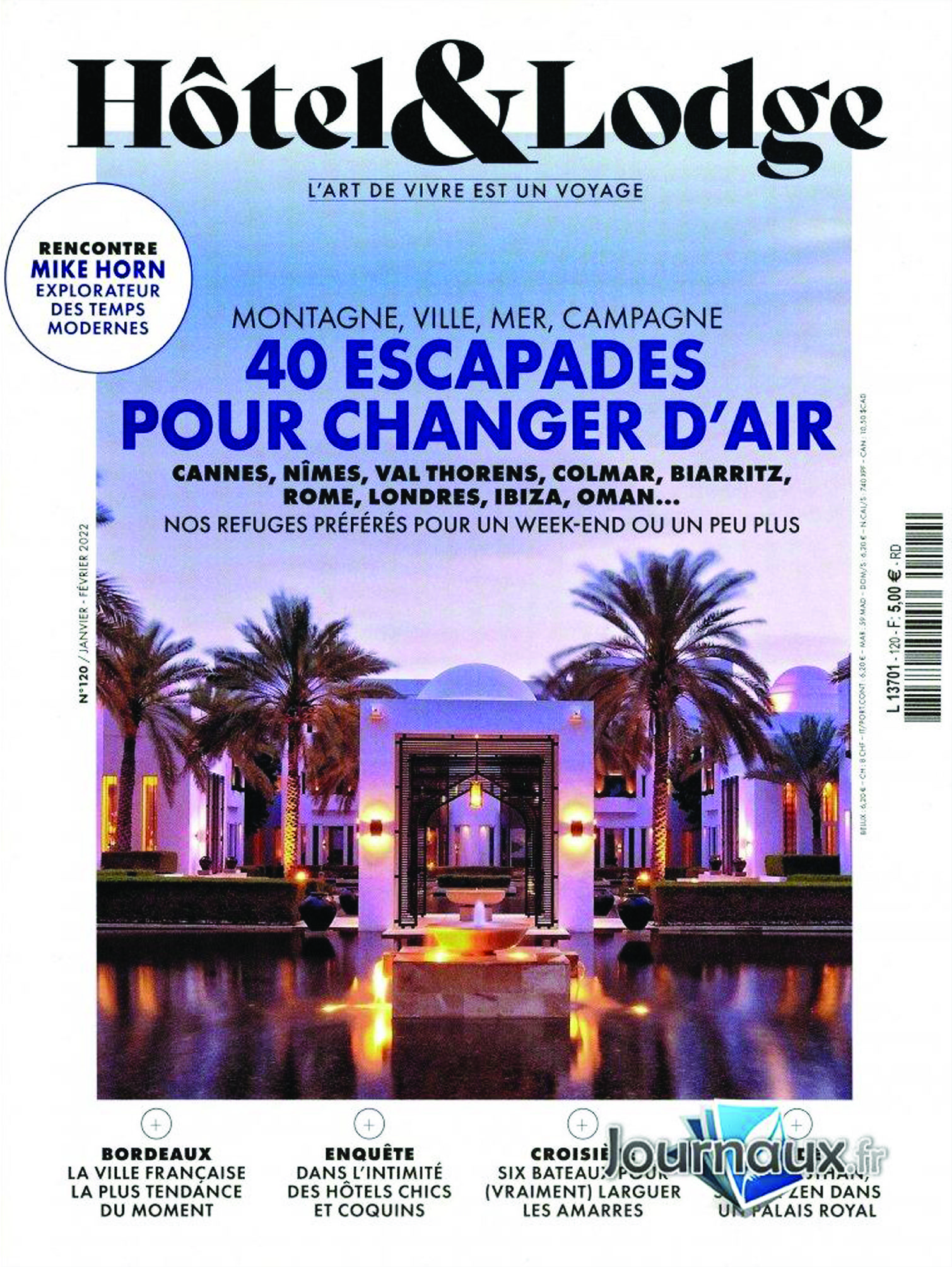 Couverture du magazine Hotel&Lodge