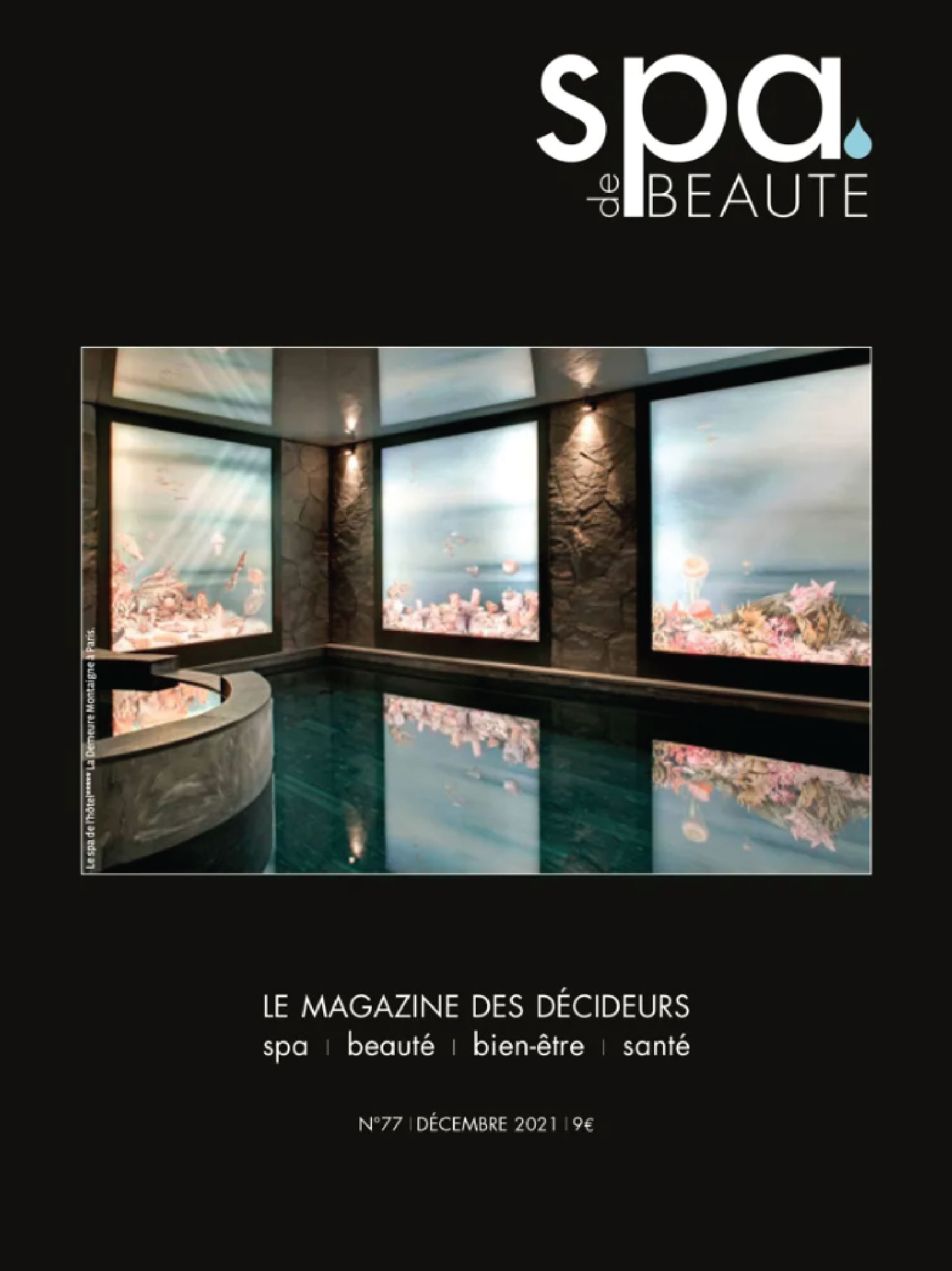 cover magazine spa de beauté decembre 2021