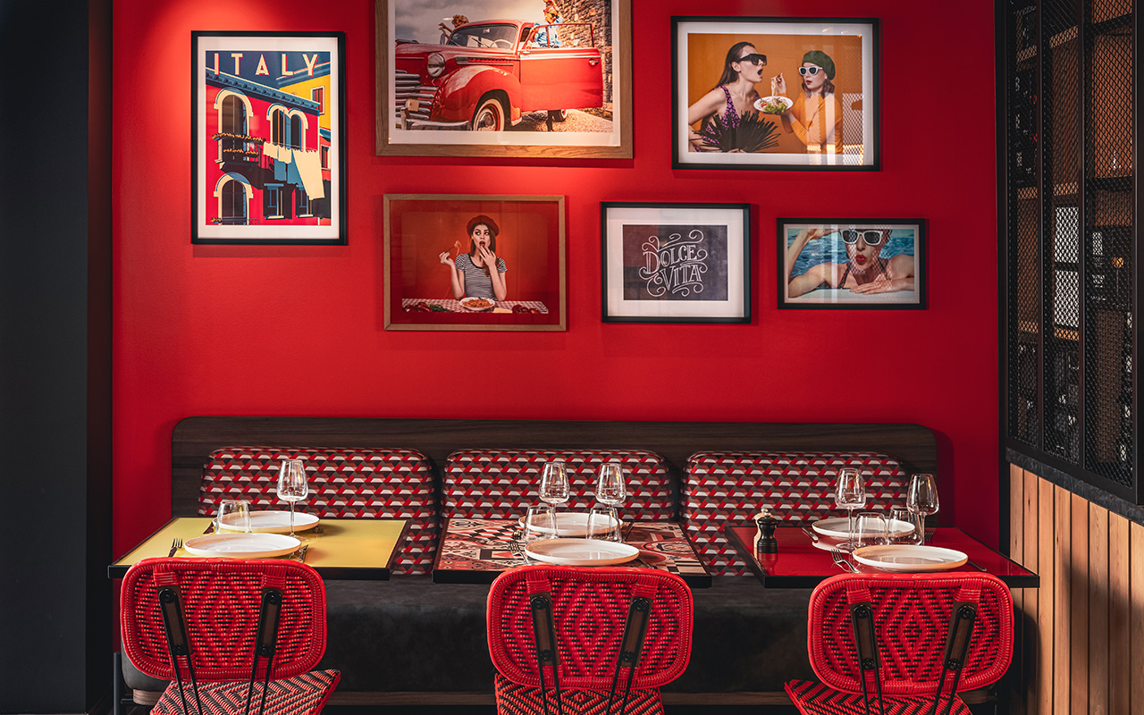 restaurant de l'hôtel 4 étoiles novotel paris vaugirard réalisé par le studio jean-philippe nuel