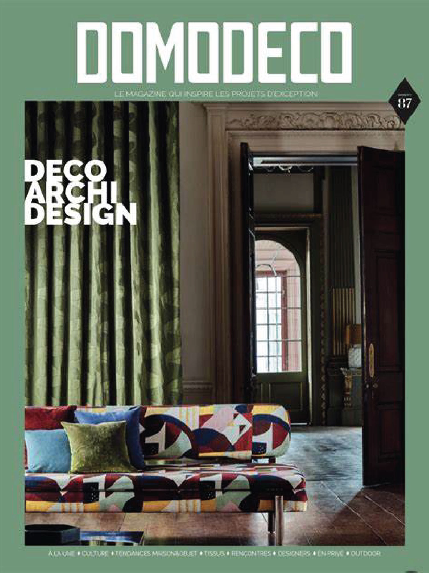 cover of the magazine domodeco march 2019