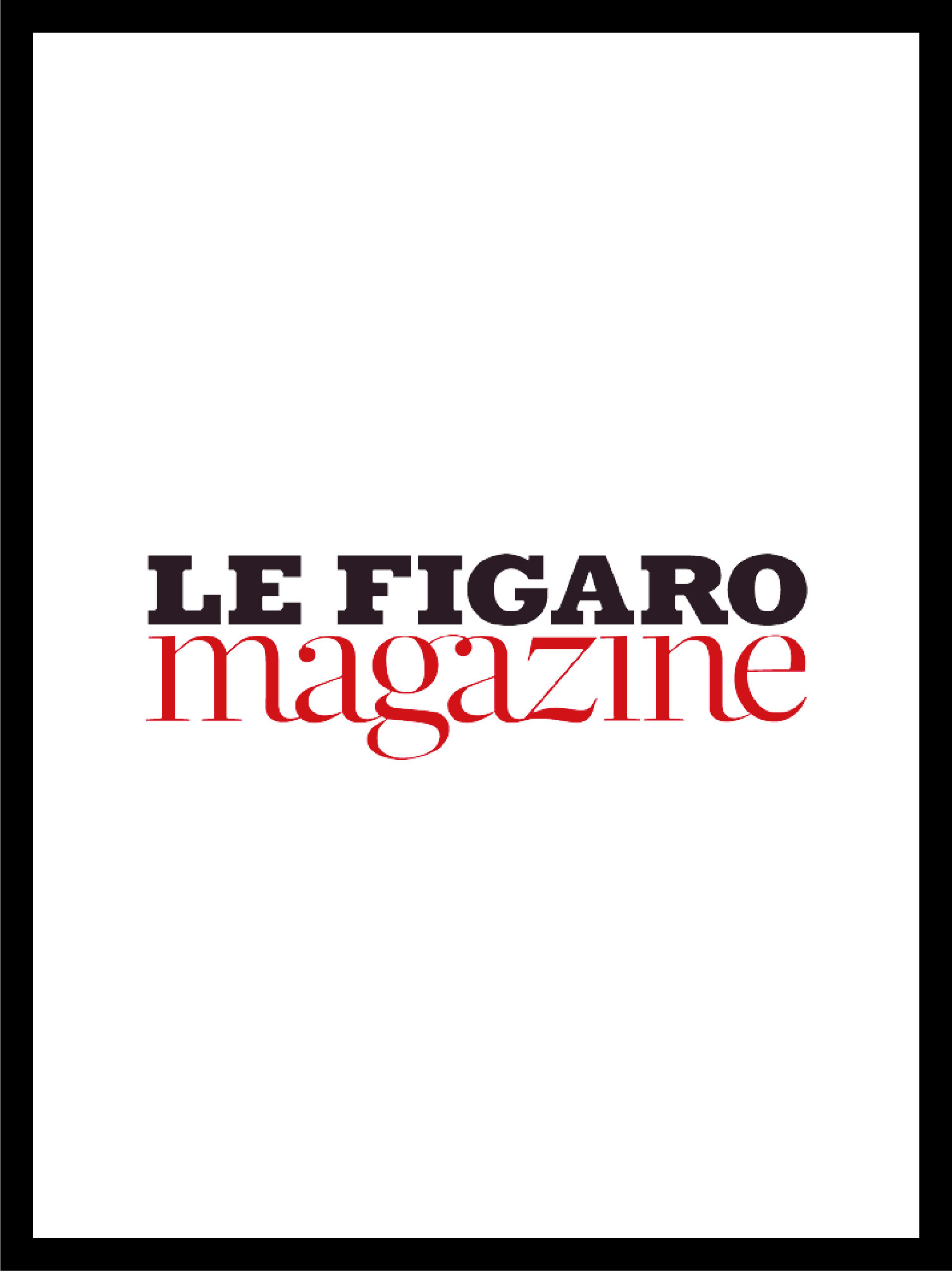 couverture et logo Le Figaro Magazine