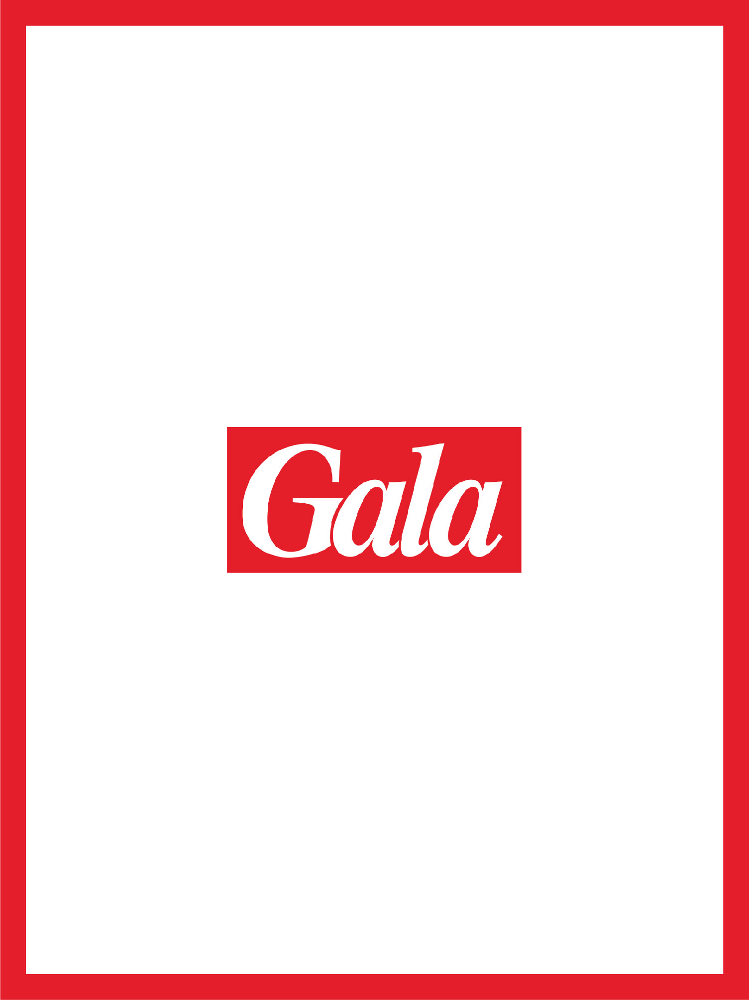 couverture et logo gala