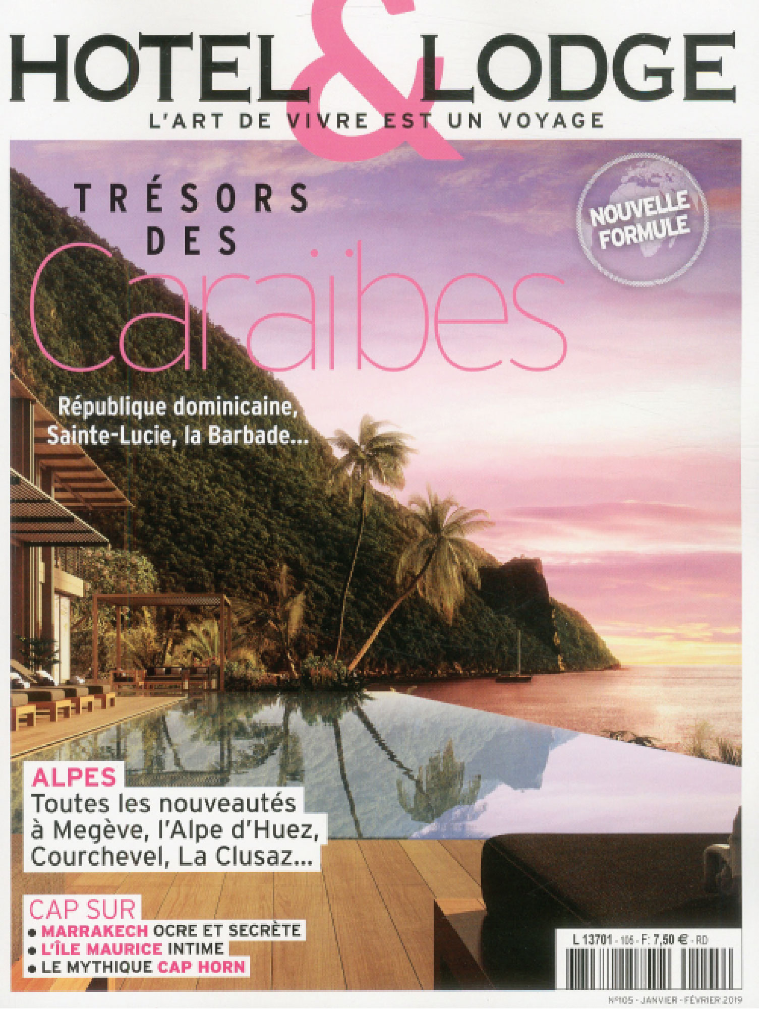 couverture magazine hotel & lodge février 2019