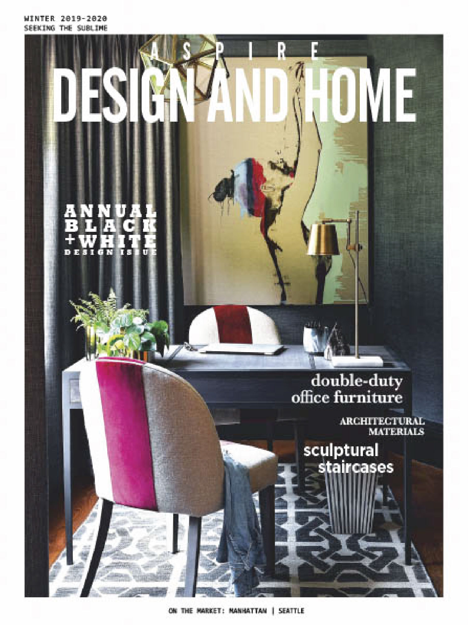 cover of the magazine design and home february 2019