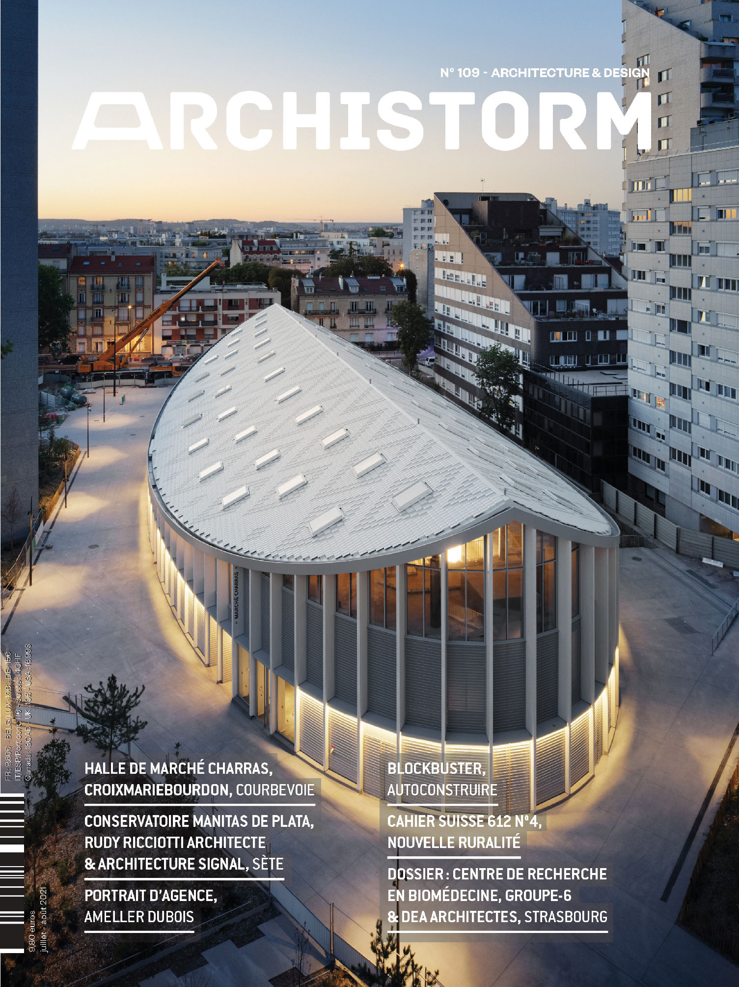 couverture du magazine archistorm juillet aout 2021