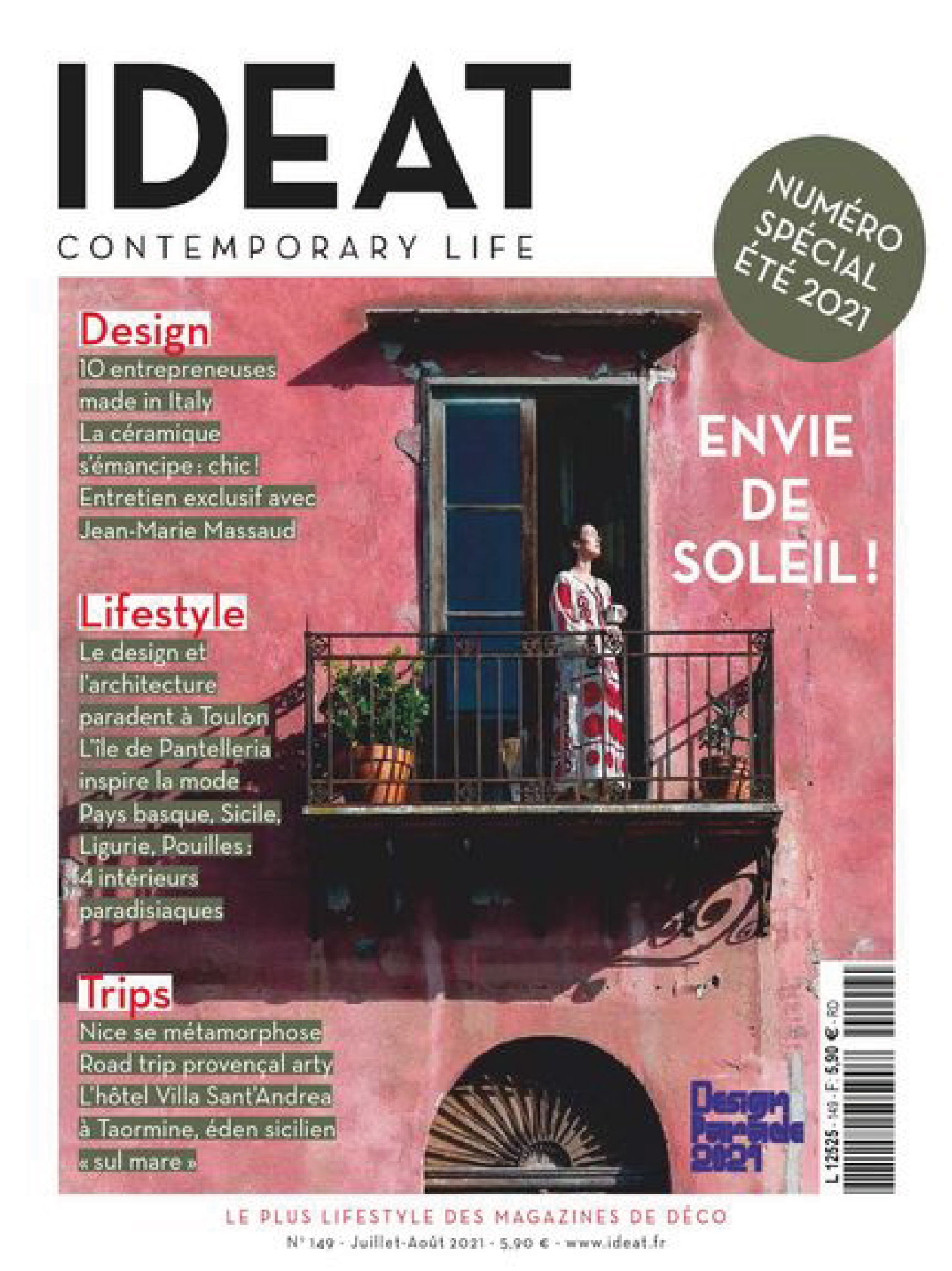 couverture du magazine ideat été 2021