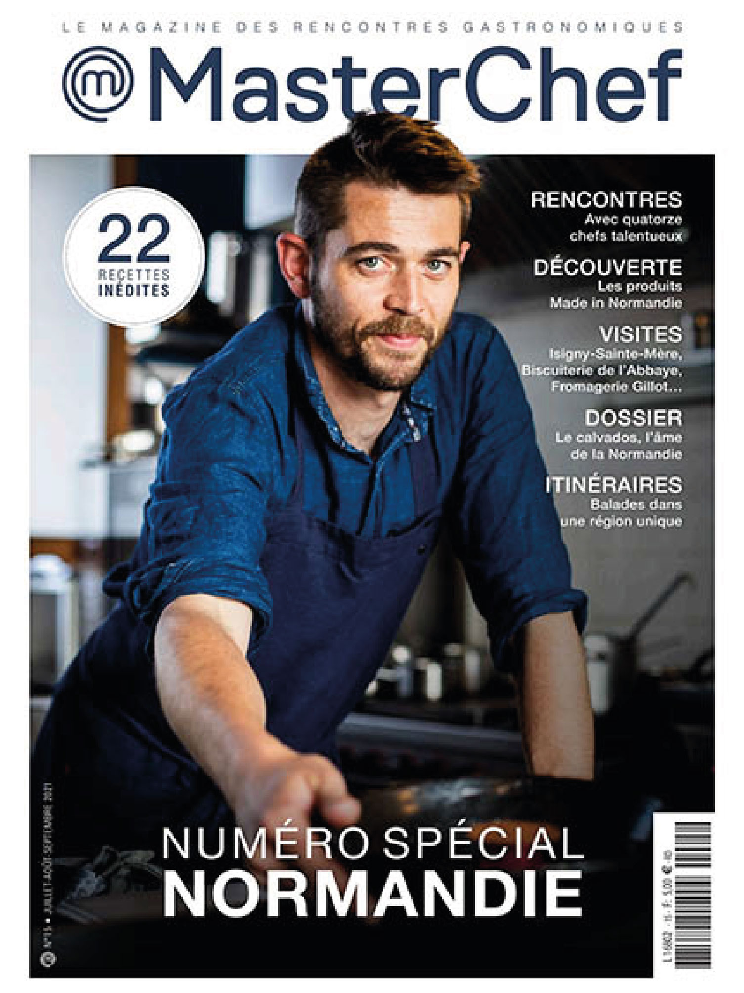 cover of masterchef magazine july 2021_on normandy