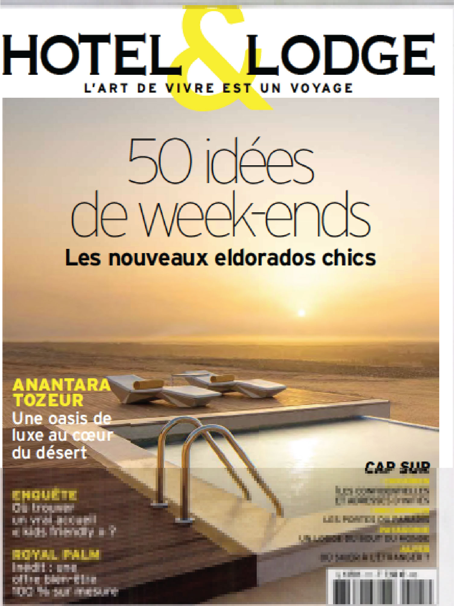 couverture du magazine hôtel & lodge 2020