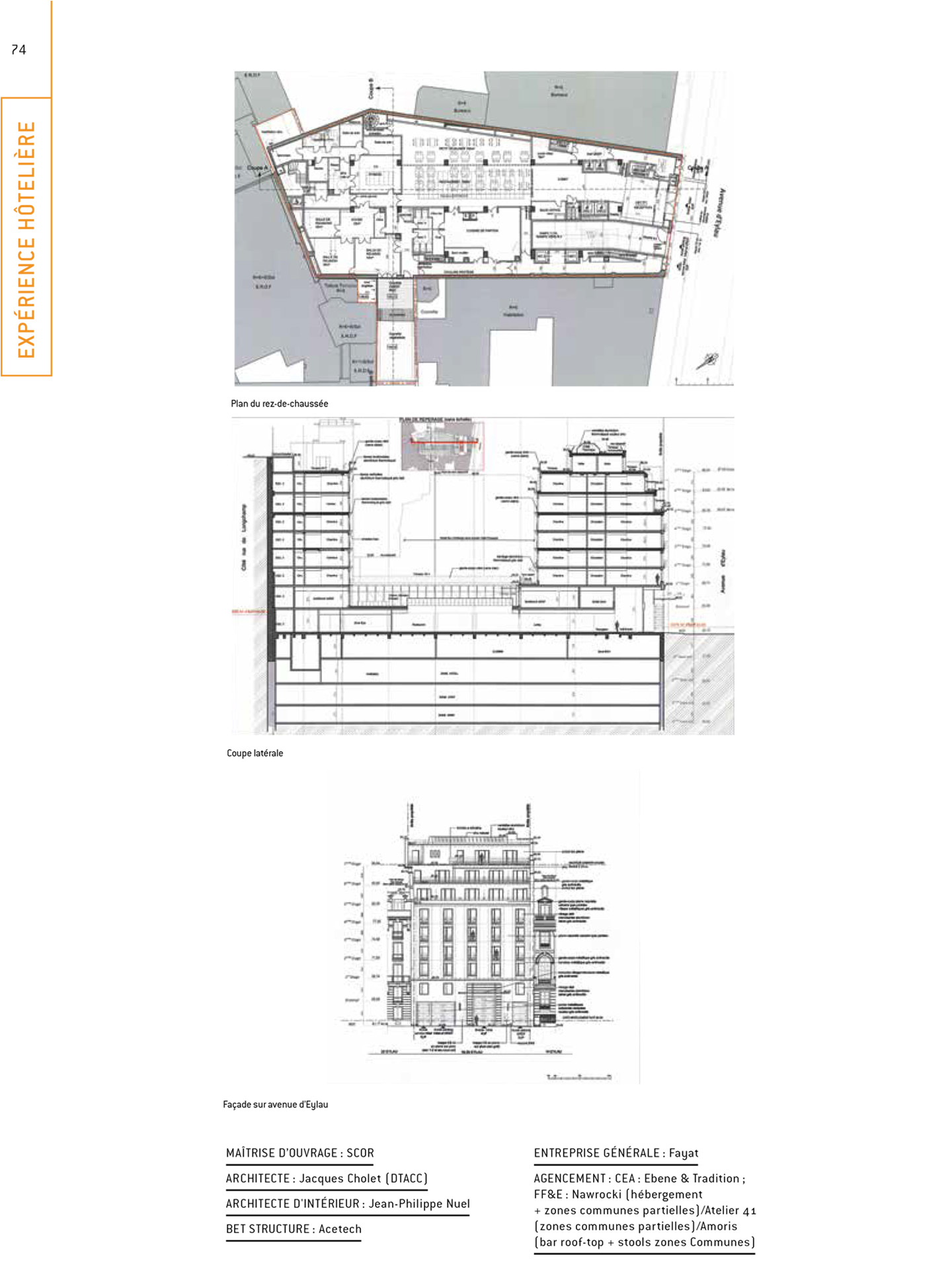 Article on the Canopy by Hilton Paris Trocadero designed by jean-Philippe Nuel studio in archistorm magazine, new lifestyle hotel, luxury interior design, paris center, french luxury hotel