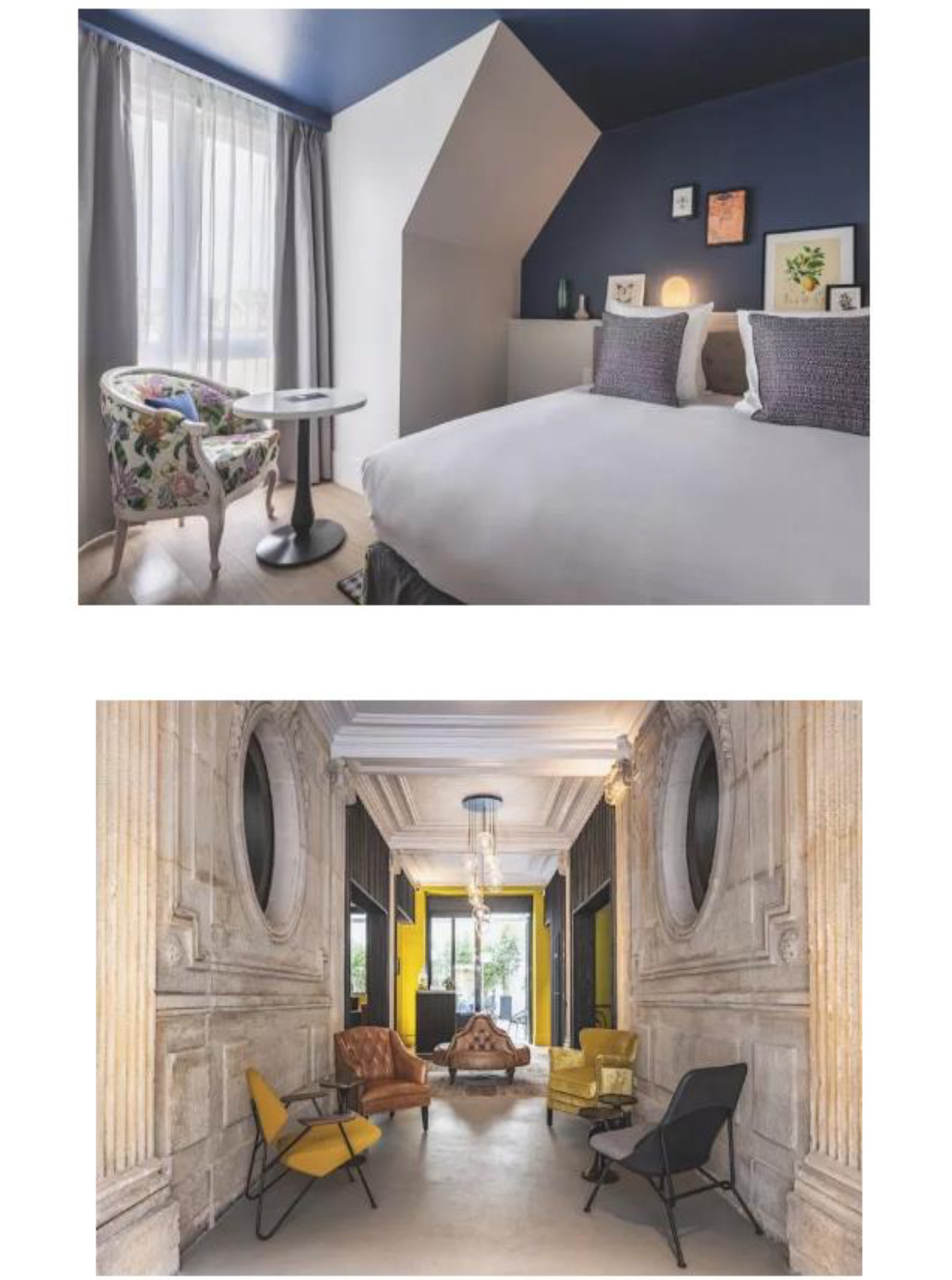 article on the Haussmannian luxury hotel Le Belleval designed by architect and interior designer Jean-Philippe Nuel