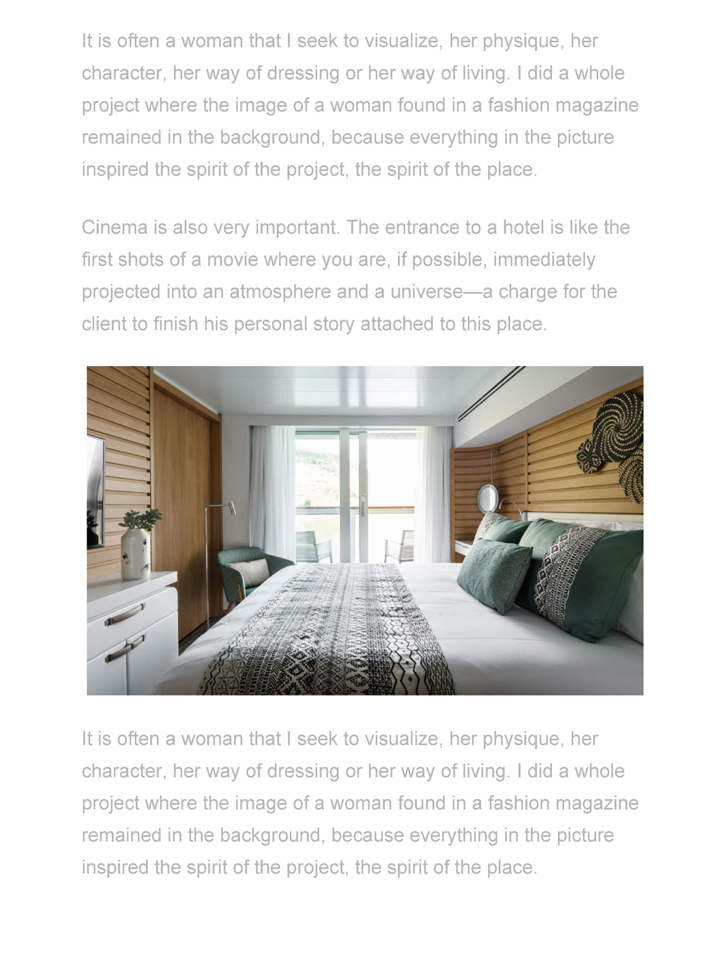 article sur jean-philippe nuel et sa vision de l'architecture d'intérieur et du design dans le magazine inspire design, voix de l'expert
