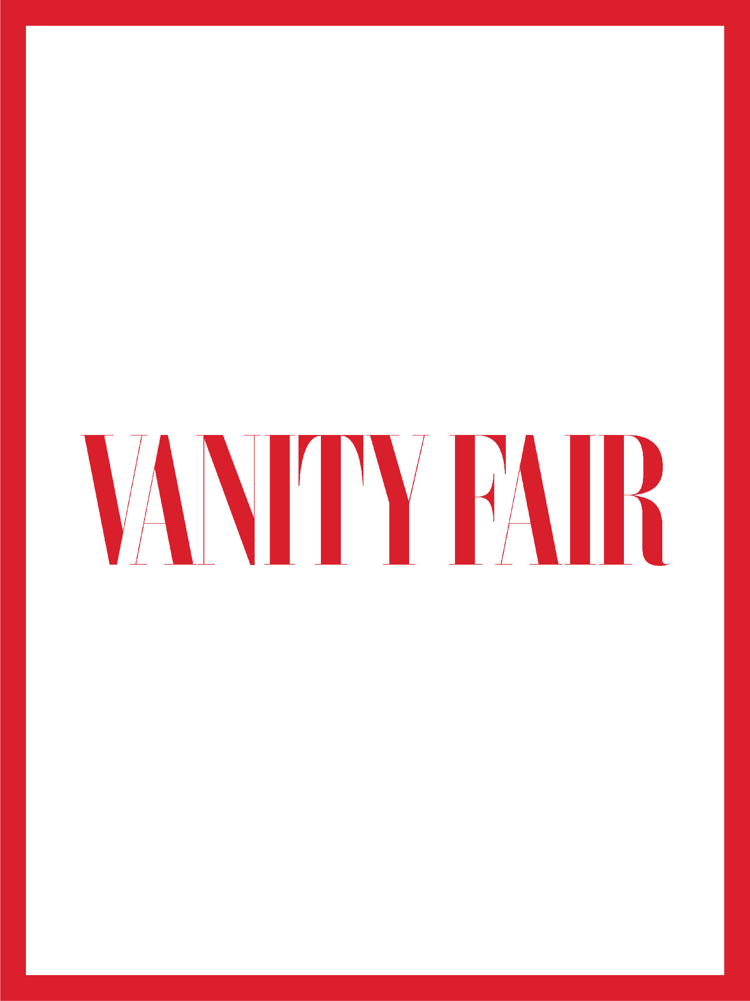 couverture et logo vanity fair