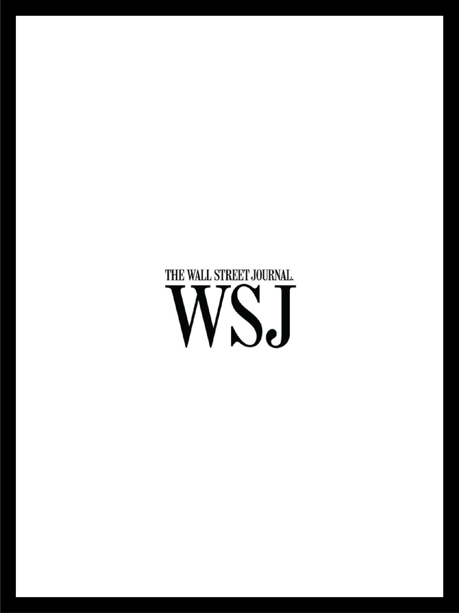 couverture et logo magazine wall street journal