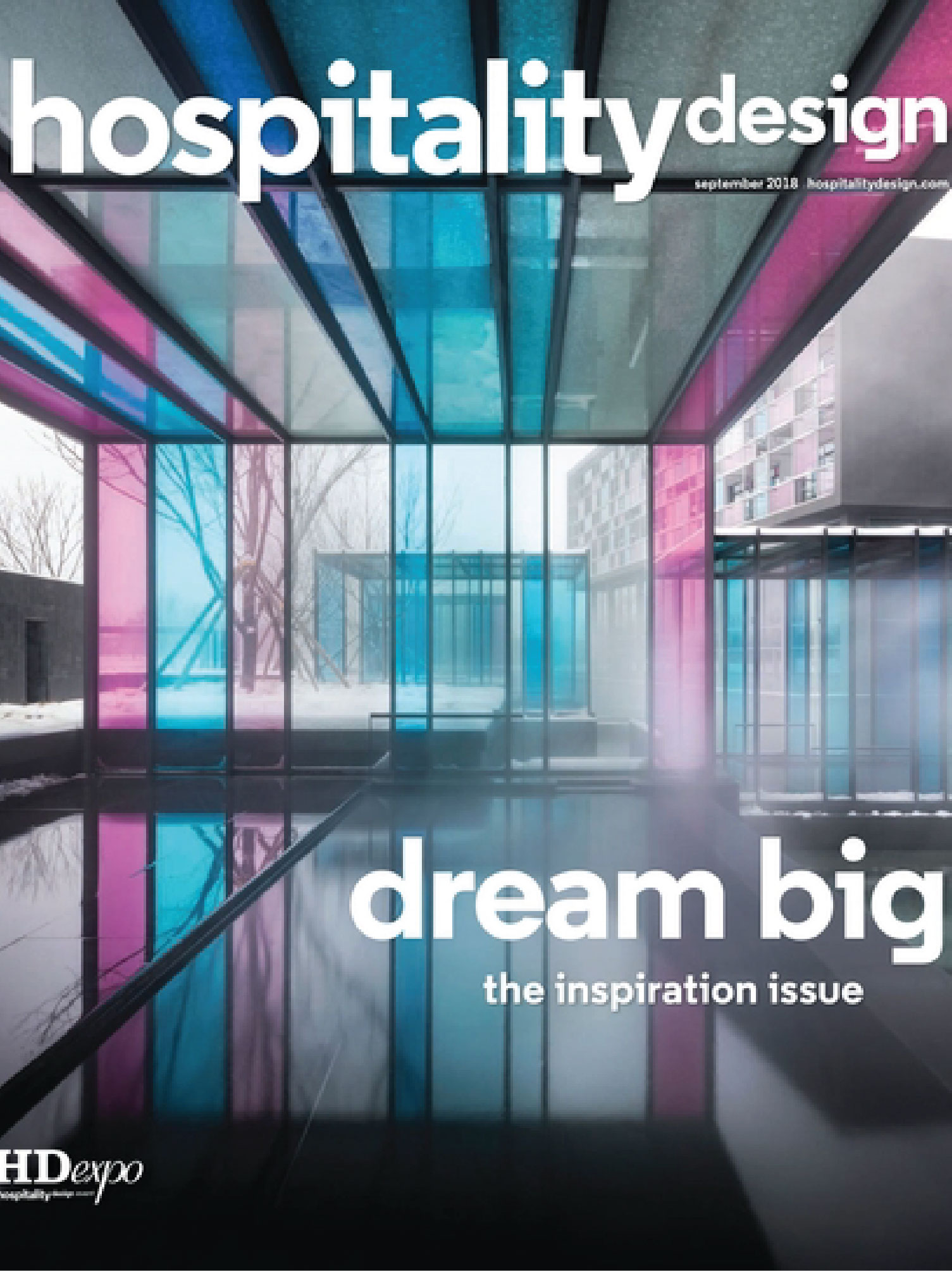 cover of the magazine hospitality design september 2018