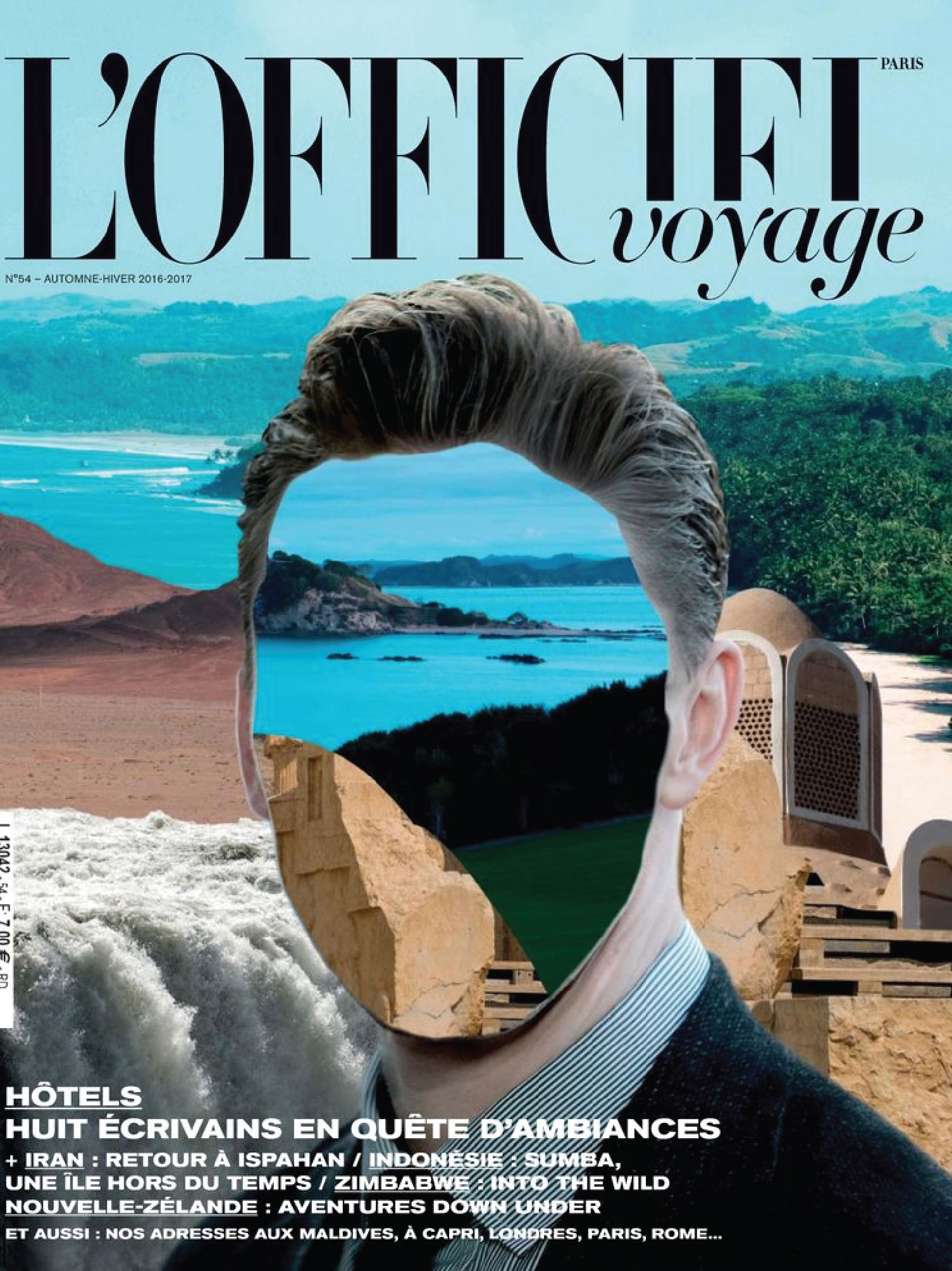 cover of the magazine l'officiel voyage may 2017
