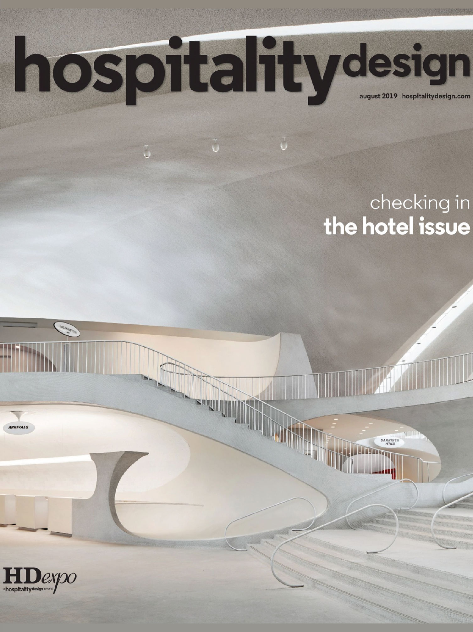 couverture magazine hospitality design aout 2019