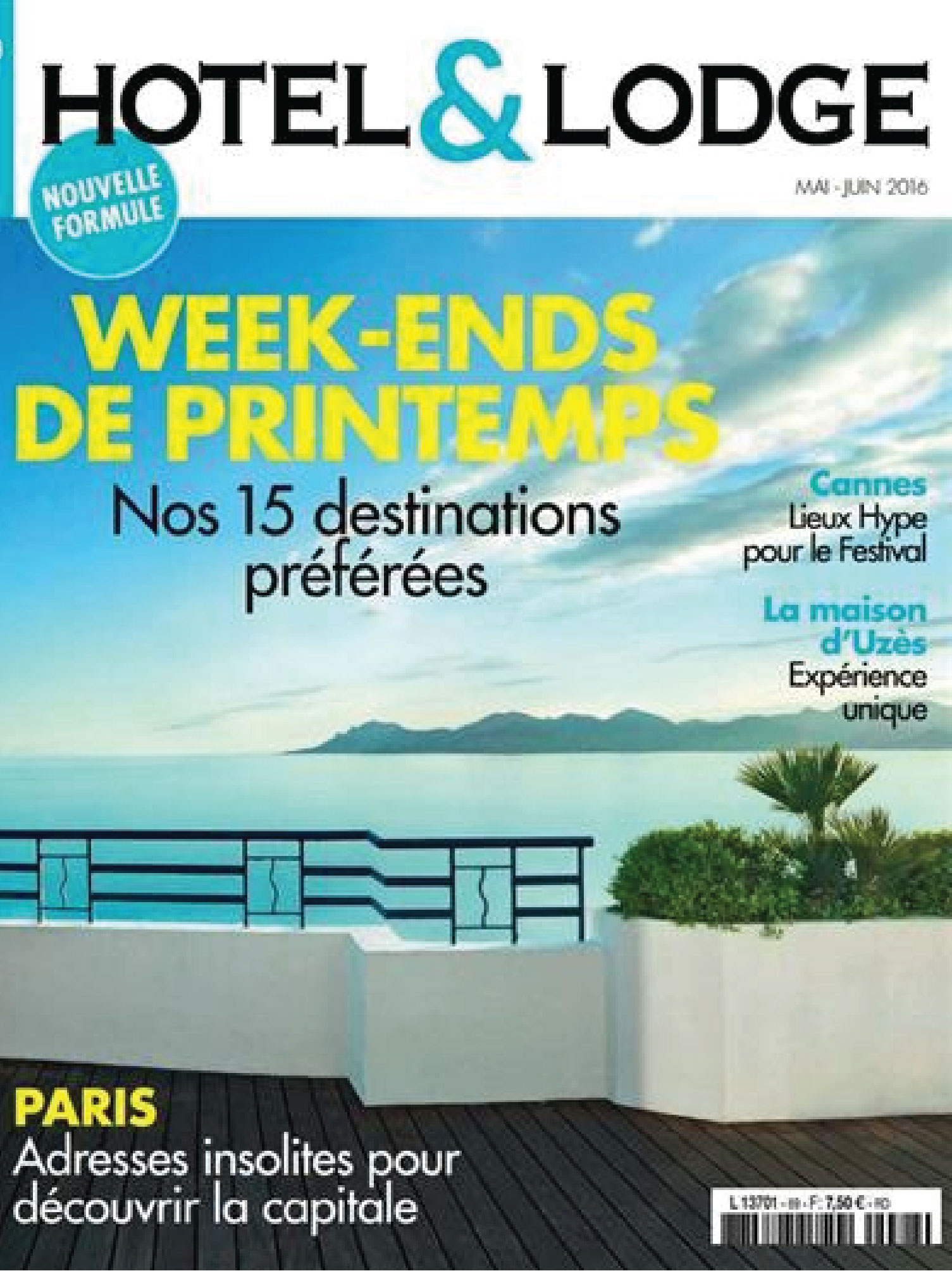 cover of the magazine hotel & lodge may 2016