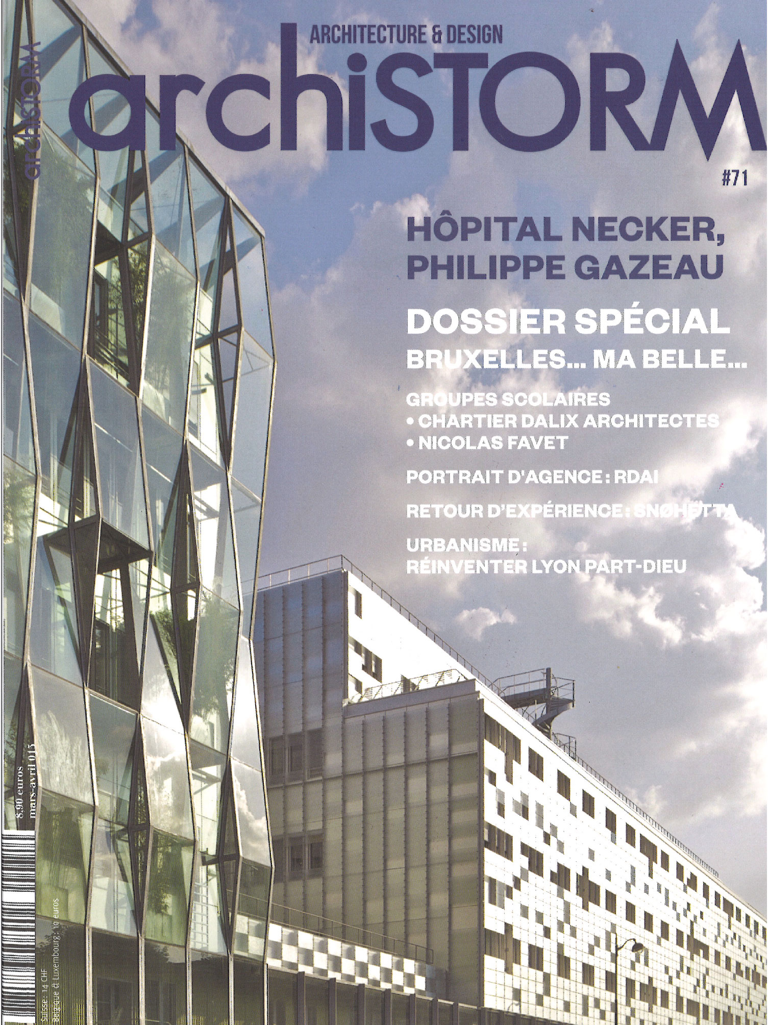 couverture magazine archistorm numéro 71 2015