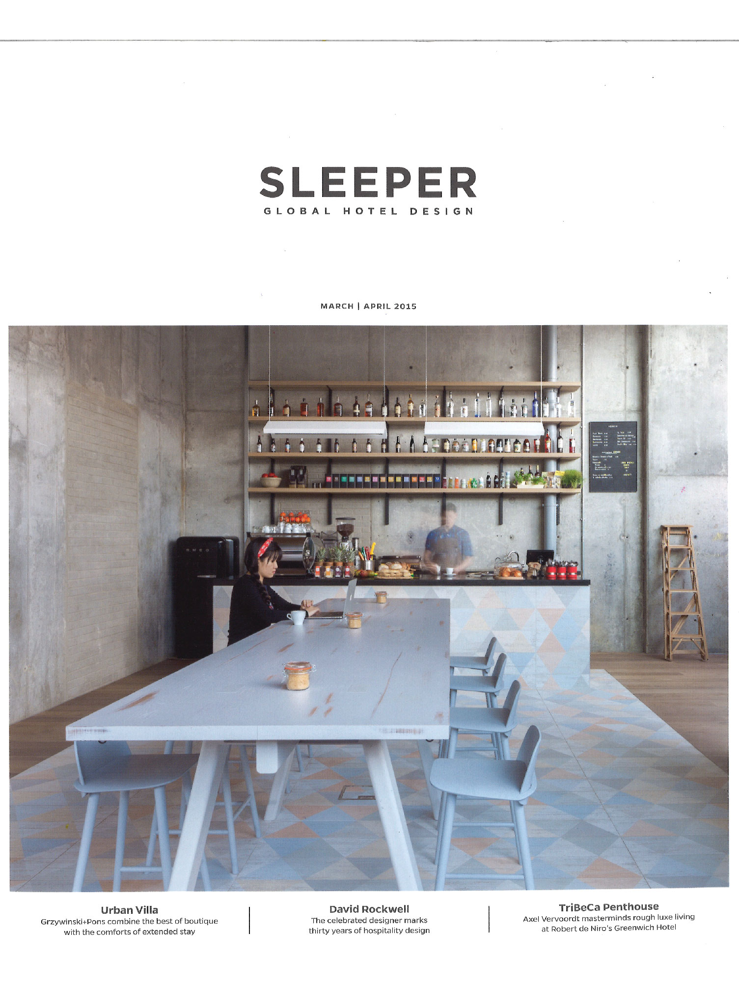 cover of the magazine sleeper march 2015