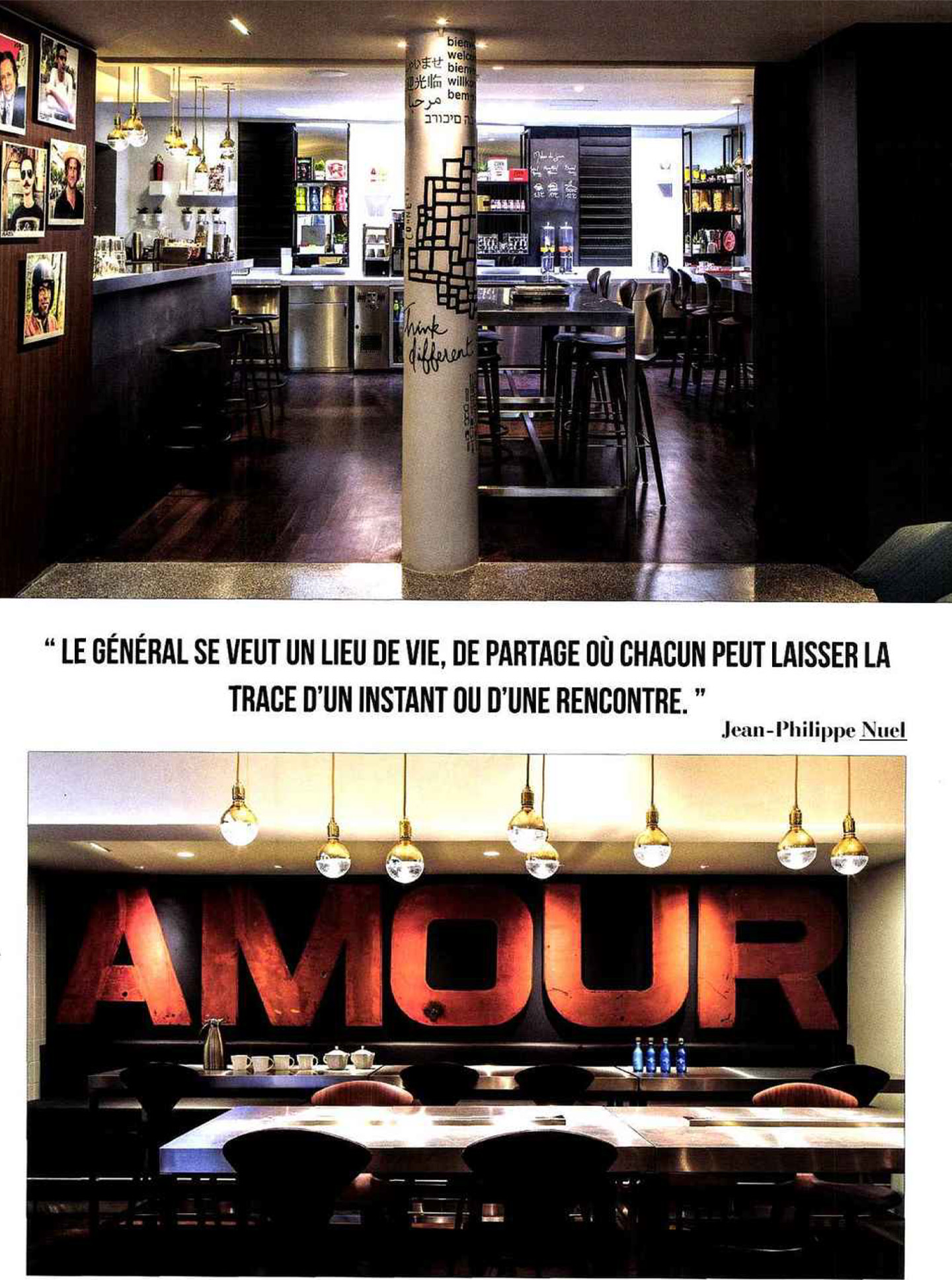 Article sur le Général hôtél réalisé par le studio jean-Philippe Nuel dans le magazine Artravel, nouvel hotel lifestyle, architecture d'intérieur de luxe, paris centre, hotel de luxe français