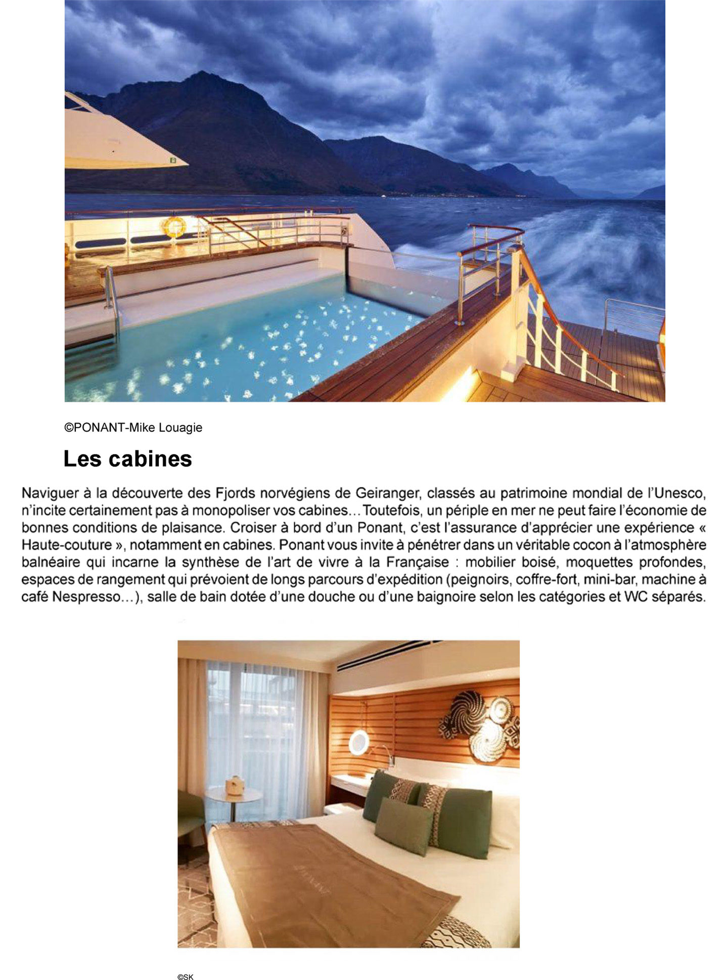 article on the champlain of the ponant explorers designed by the interior design studio jean-philippe nuel, luxury cruise ship