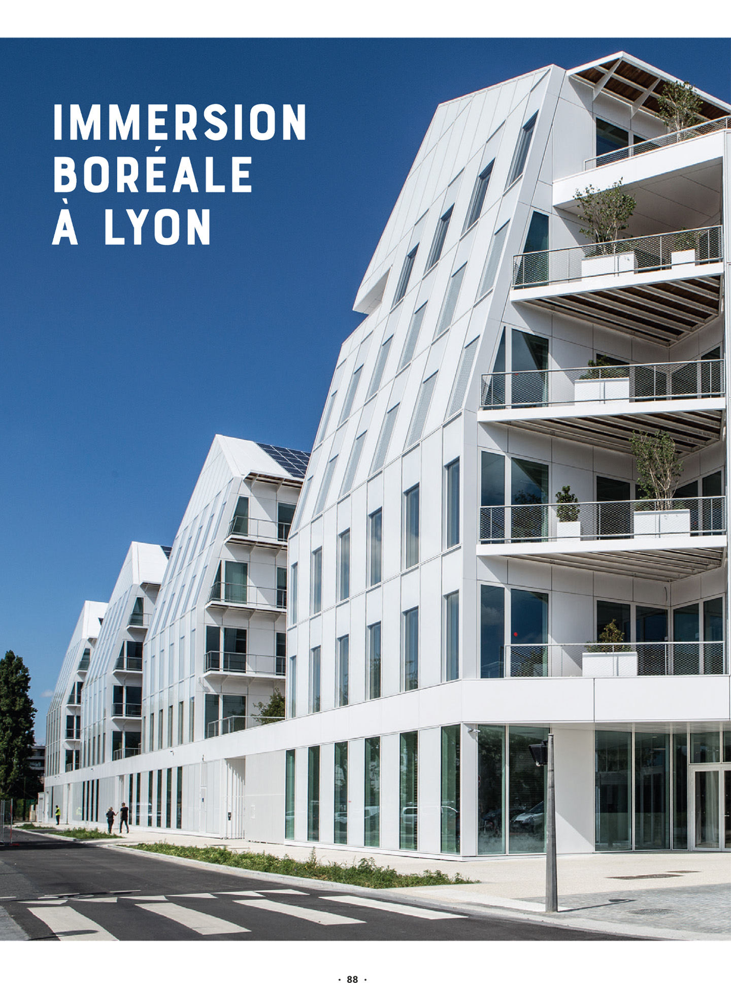 Article sur l'immeuble Boréal de Lyon réalisé par le studio d'architecture d'intérieur Jean-Philippe Nuel, bâtiment tertiaire écoresponsable, siège social, décoration d'intérieur