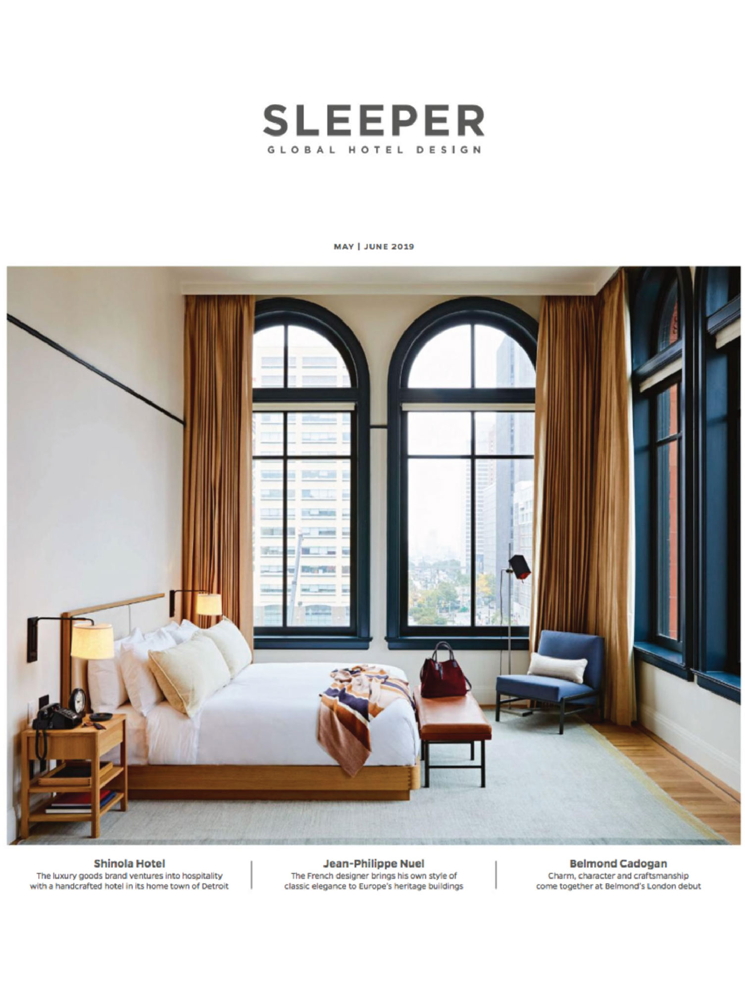 cover of the magazine sleeper may 2019