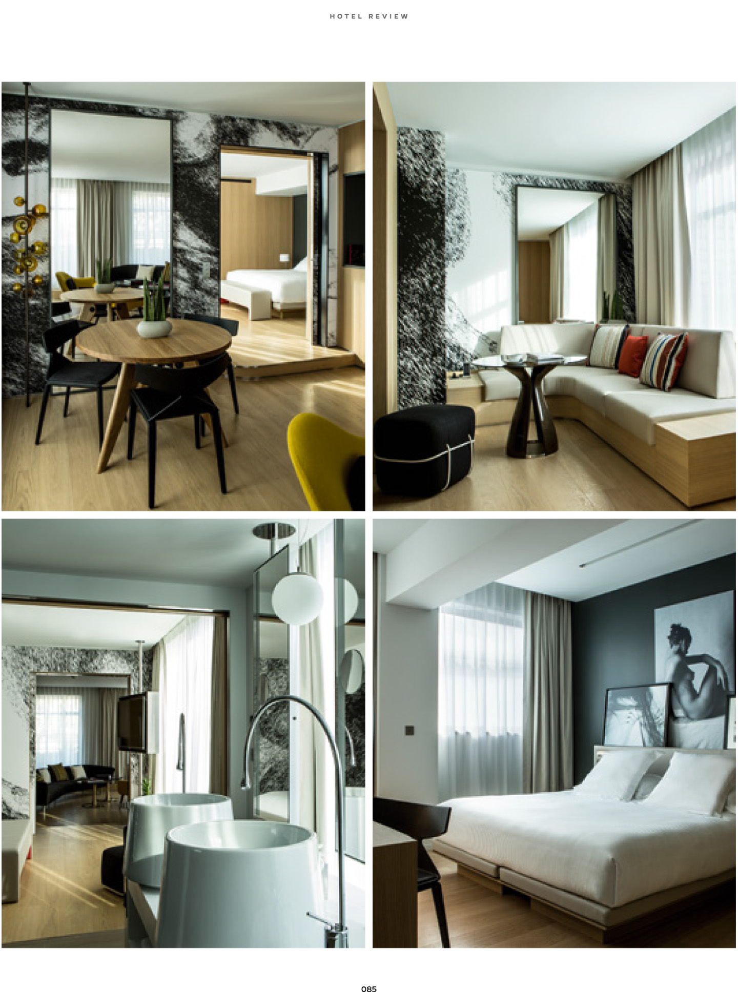 article on the hotel le cinq codet in sleeper magazine by the interior design studio jean-philippe nuel