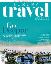 cover of the magazine luxury travel 2019