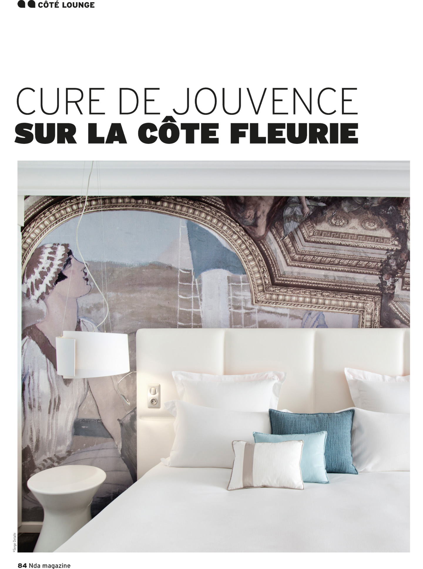 article sur les cures marines de trouville dans le magazine nda, hotel de luxe et spa 5 étoiles réalisé par le studio d'architecture d'intérieur jean-philippe nuel